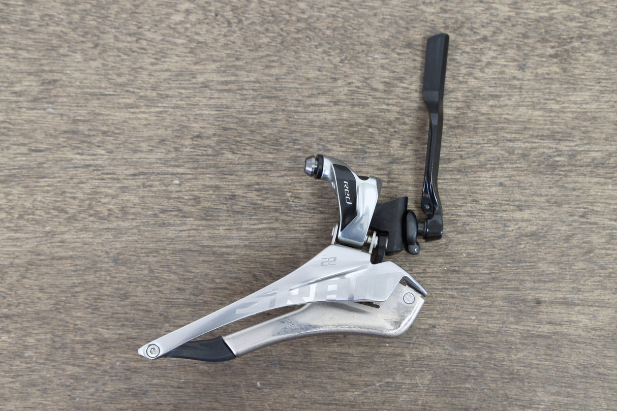 SRAM Red 22 YAW Mechanical Braze-On Front Derailleur + Chain Catcher