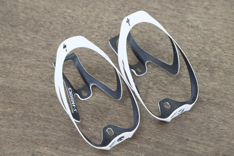 (2) Specialized S-WORKS Rib Cage II Carbon Water Bottle Cages 40g