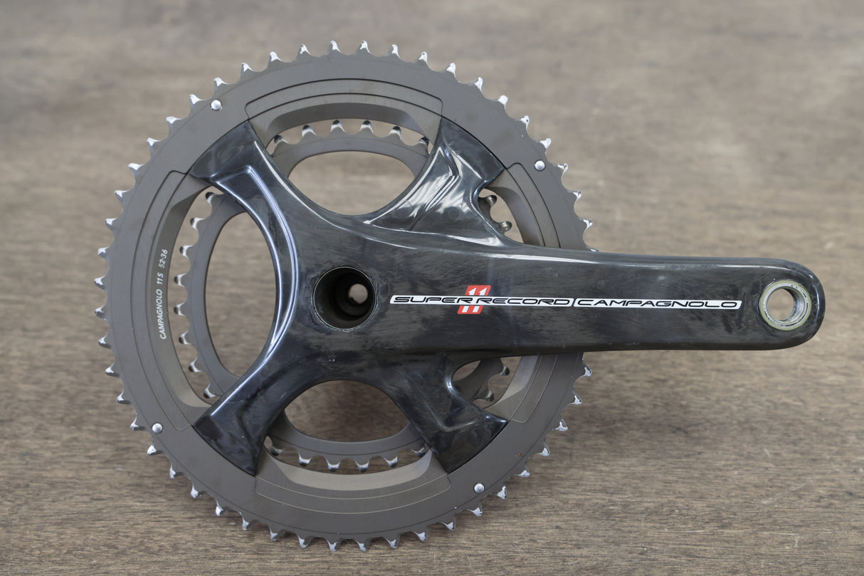 175mm 52/36T Campagnolo Super Record 11 Speed Carbon Crankset