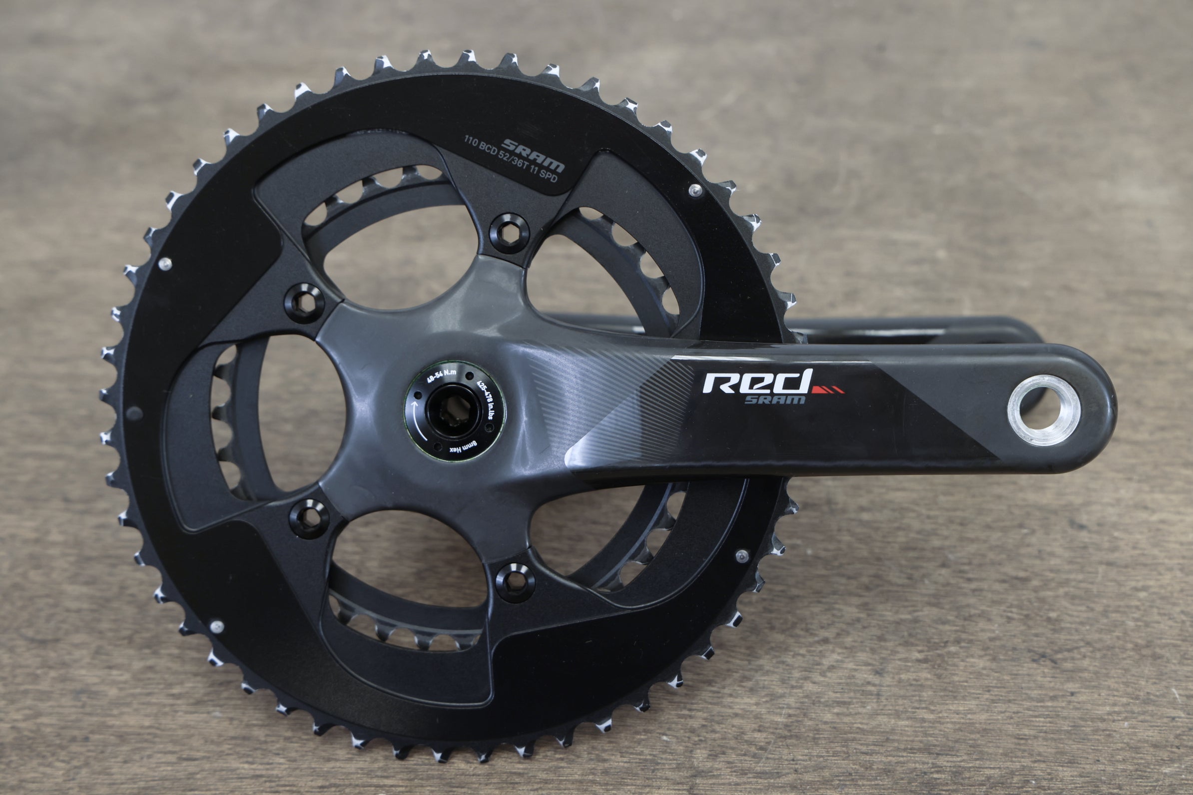 170mm 52/36T BB30 SRAM Red 22 Carbon Crankset – Elevate Cycling