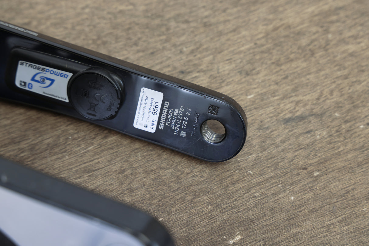 172.5mm 50/34T Shimano Dura-Ace FC-9000 11 Speed Stages Power Meter Crankset