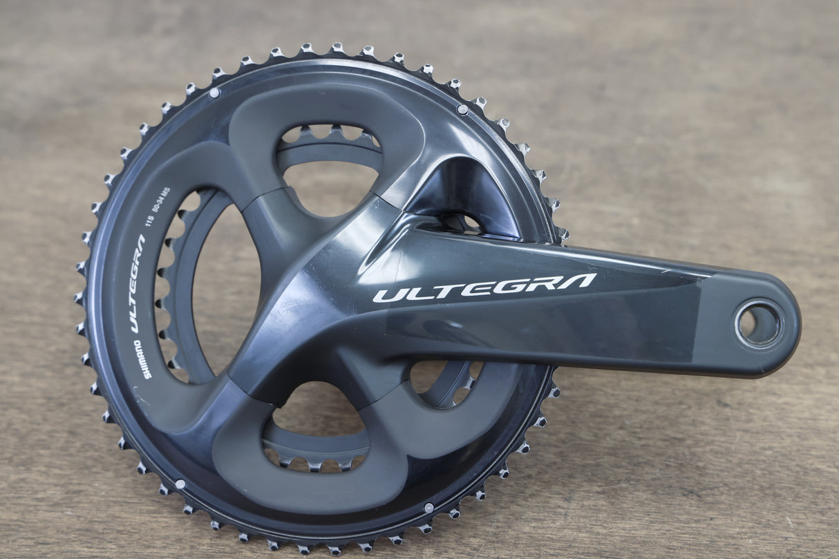 170mm 50/34T Shimano Ultegra FC-R8000 11 Speed Crankset 8000