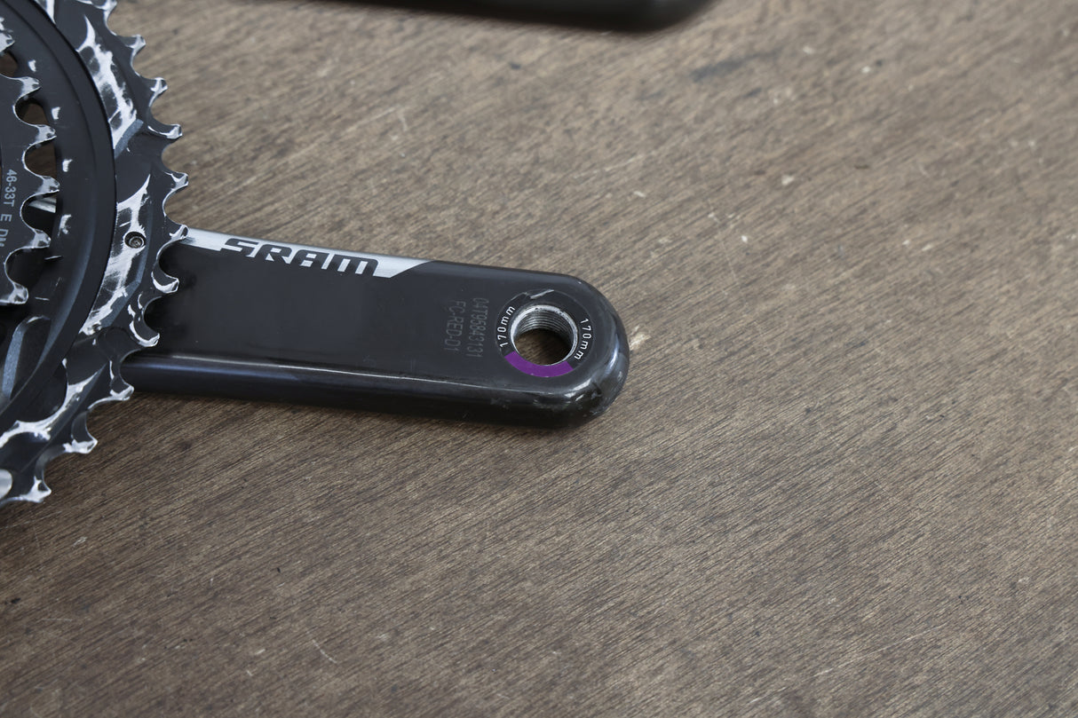 170mm 46/33T DUB SRAM Red AXS 12 Speed Crankset