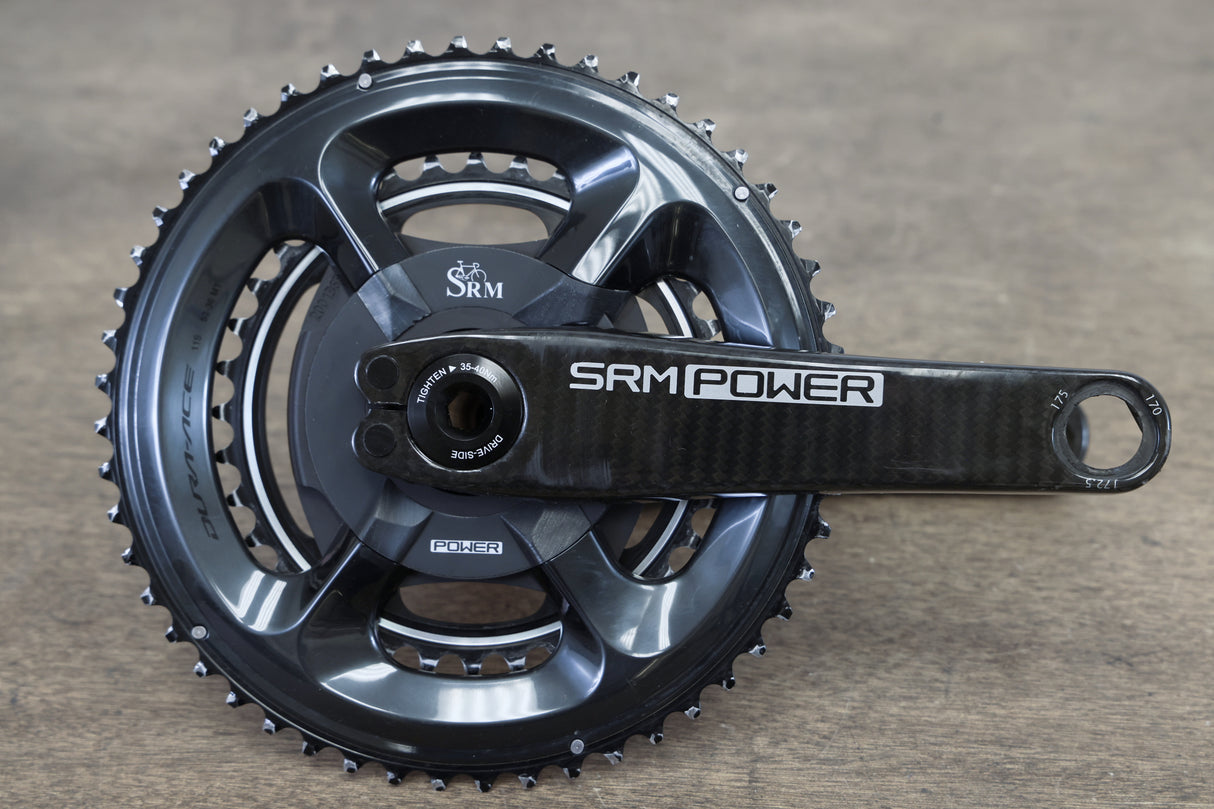 170mm-175mm 52/36T BB30 SRM Power Carbon Power Meter Crankset