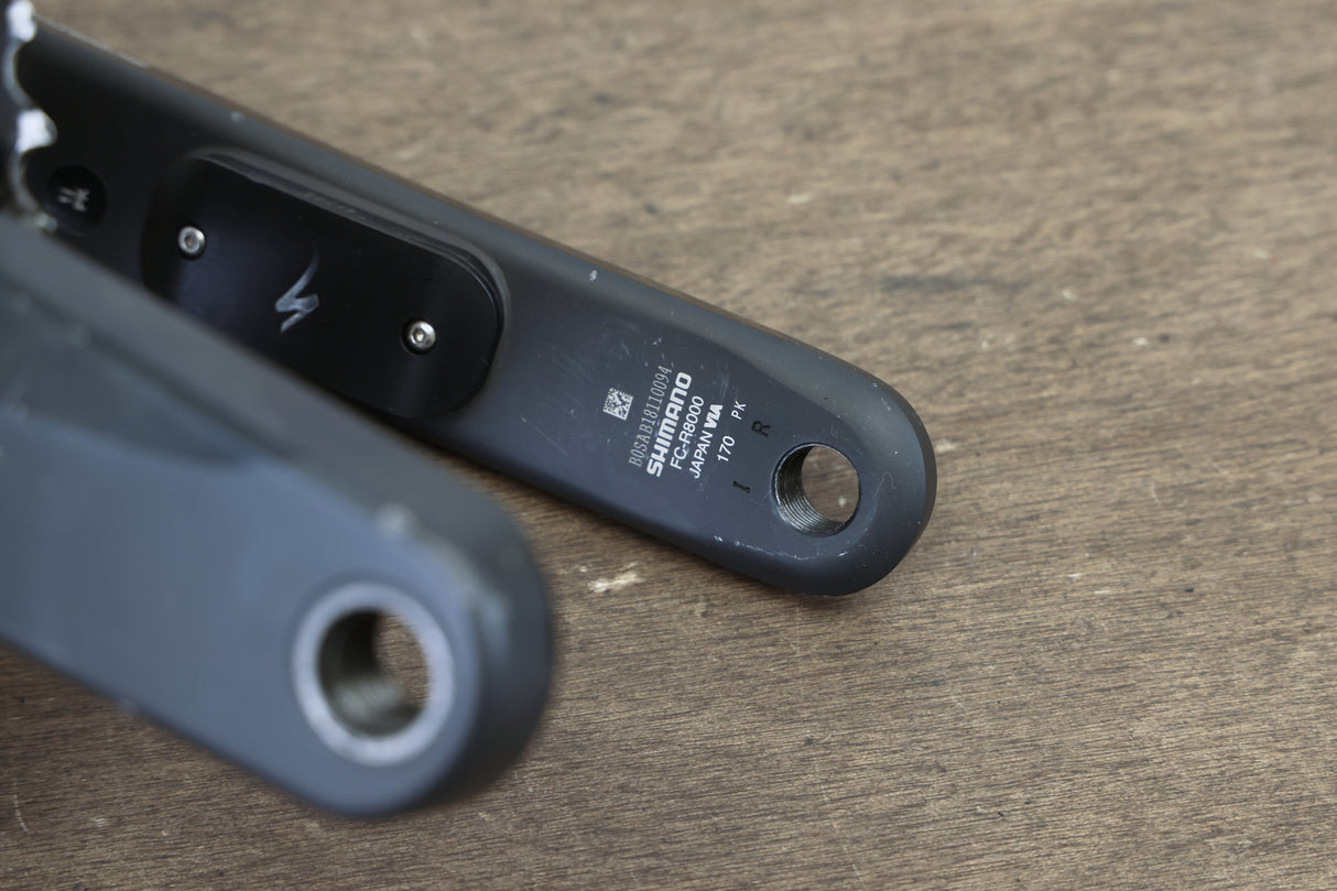 170mm 53/39T Shimano Ultegra FC-R8000 Specialized Power Meter Crankset