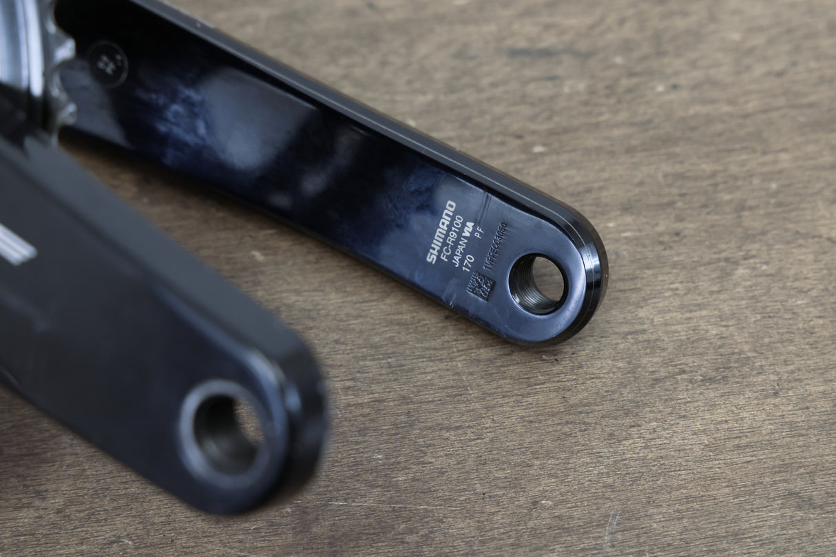 170mm 53/39T Shimano Dura-Ace FC-R9100 11 Speed Crankset 9100