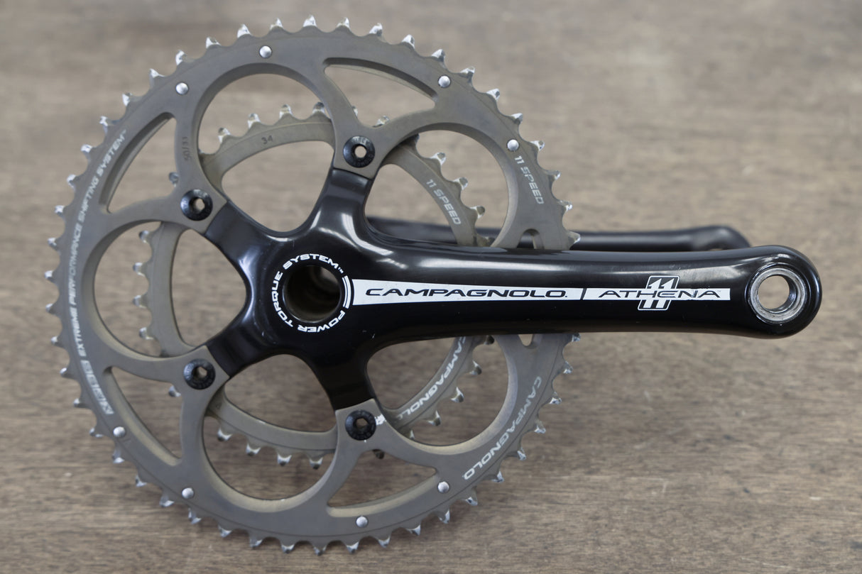170mm 50/34T Campagnolo Athena 11 Speed Alloy Road Crankset