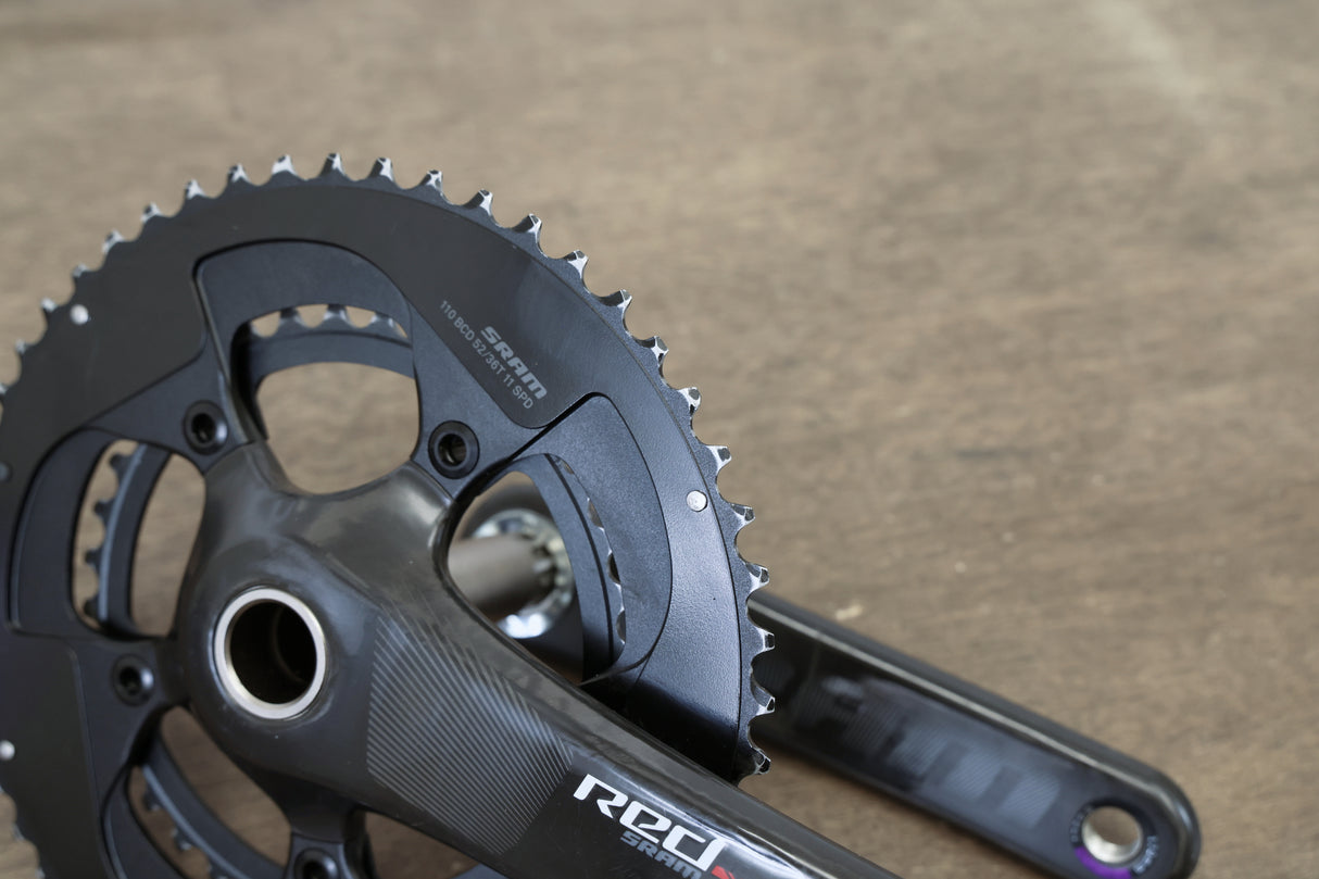 170mm 52/36T GXP SRAM Red 22 Carbon Crankset