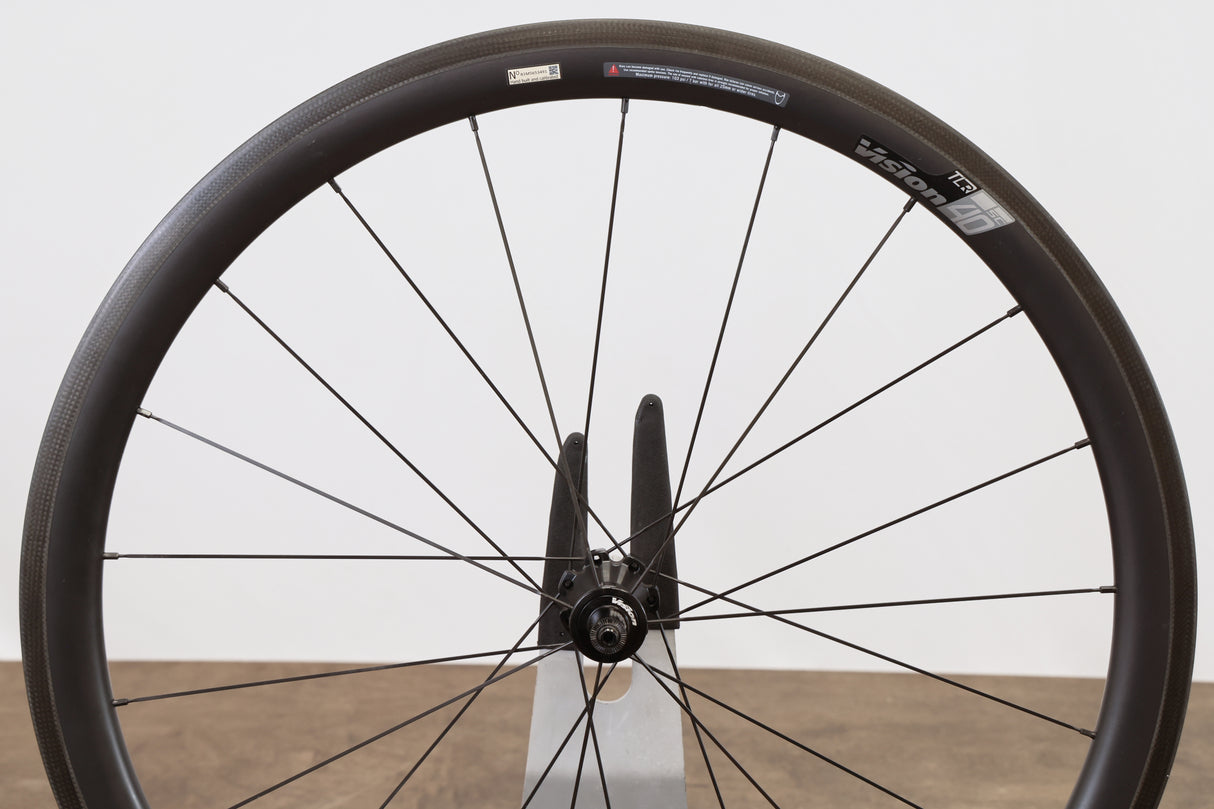 Vision SC 40 Carbon Tubeless Clincher Rim Brake Wheelset Shimano/SRAM 11 Speed