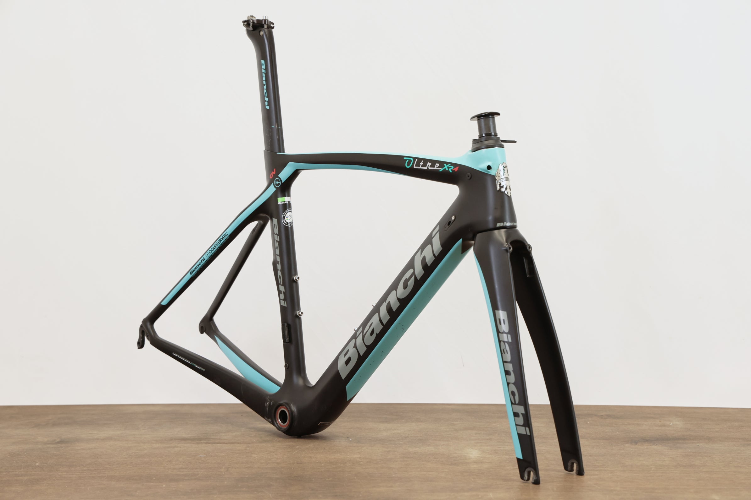 55cm Bianchi Oltre XR4 CV Carbon Aero Rim Brake Road Frameset