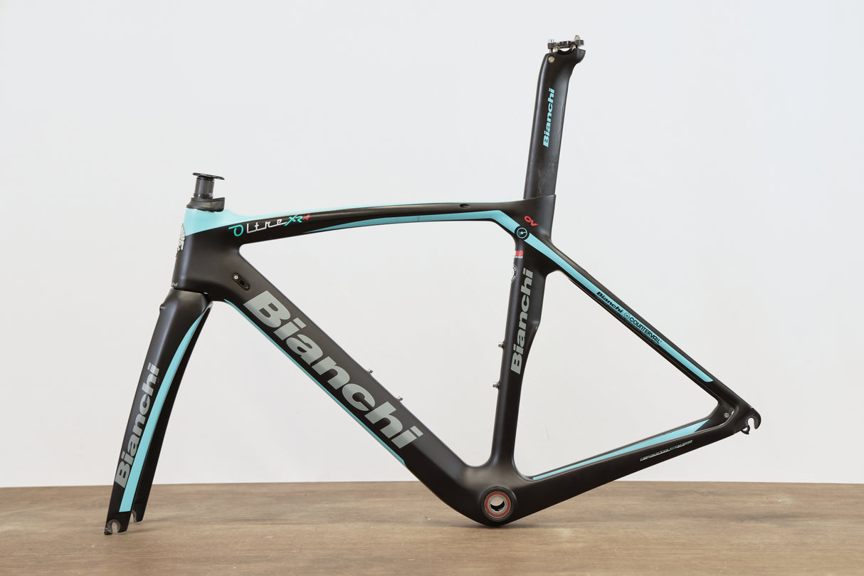 55cm Bianchi Oltre XR4 CV Carbon Aero Rim Brake Road Frameset