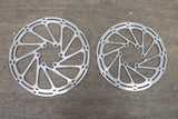 (2) 160mm/140mm SRAM CenterLine 6-Bolt Disc Brake Rotors Road Gravel CX