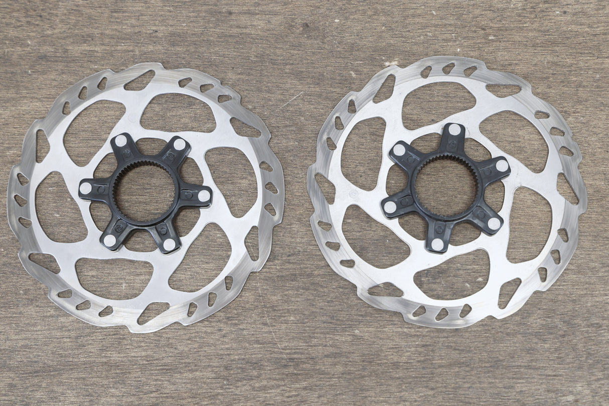 (2) 160mm Shimano SLX SM-RT70 Center Lock Disc Brake Rotors