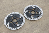 (2) 160mm/140mm Shimano Dura-Ace SM-RT900 Center Lock Disc Brake Rotors