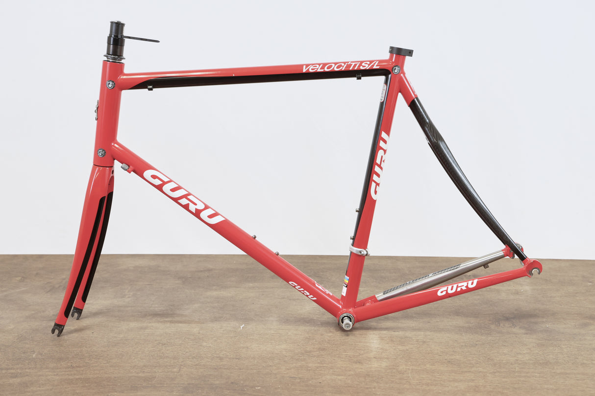 64cm Guru Veloci'Ti S/L Titanium Carbon Rim Brake Road Frameset