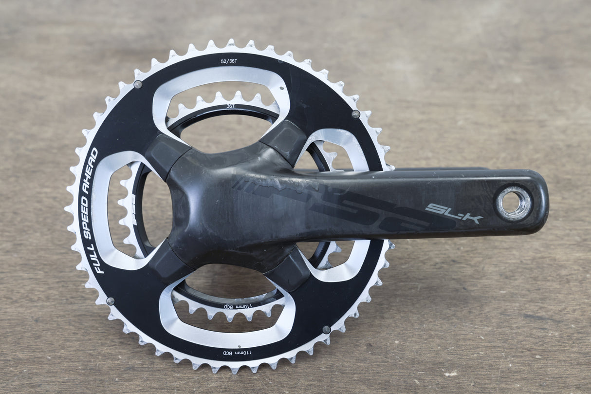 172.5mm 52/36T BB386 FSA SL-K Carbon Road Crankset SLK