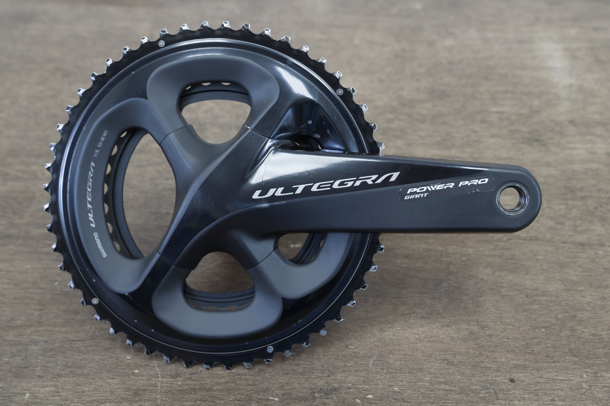 172.5mm 52/36T Shimano Ultegra FC-R8000 Giant Power Meter Crankset 8000