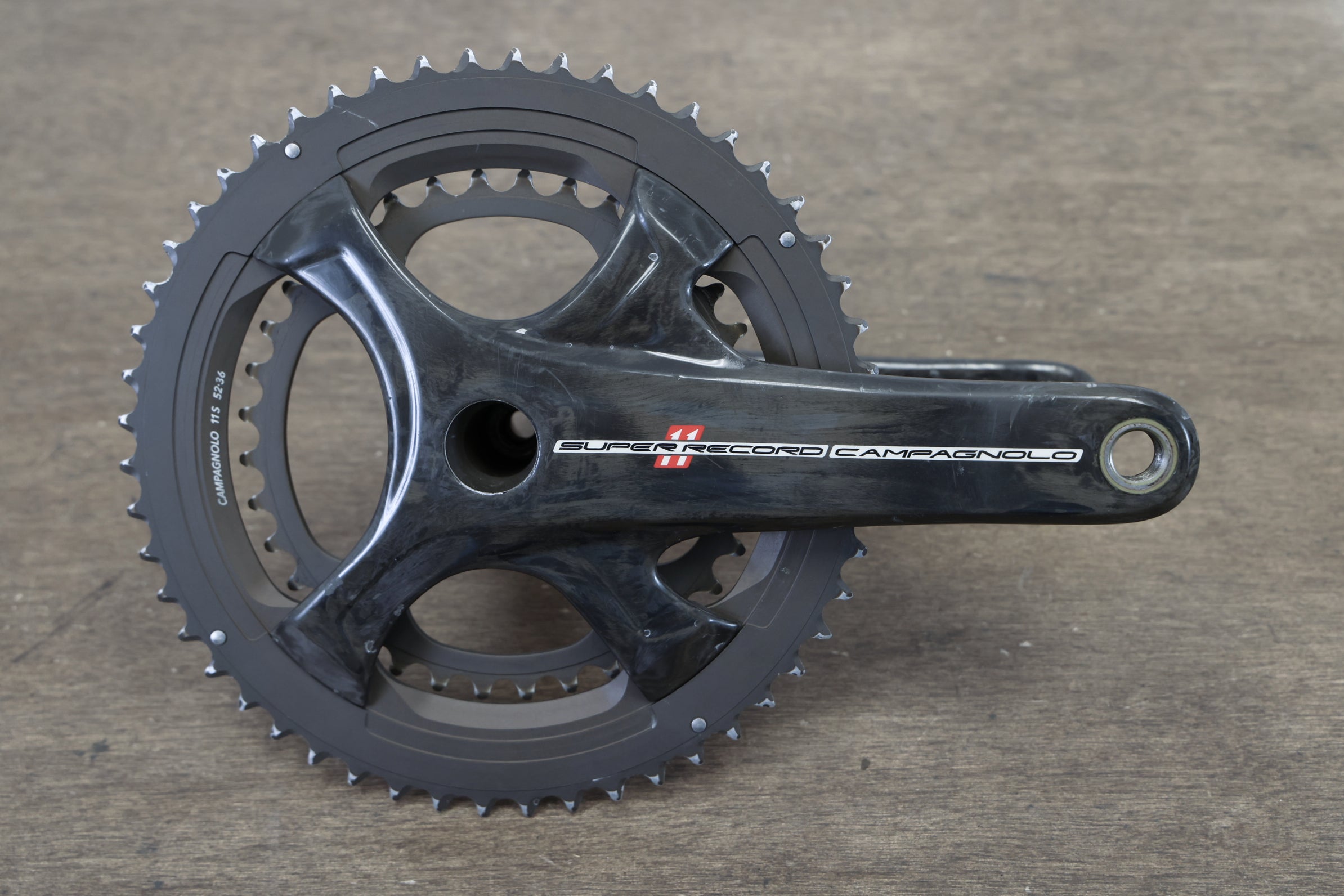 170mm 52/36T Campagnolo Super Record 11 Speed Carbon Crankset