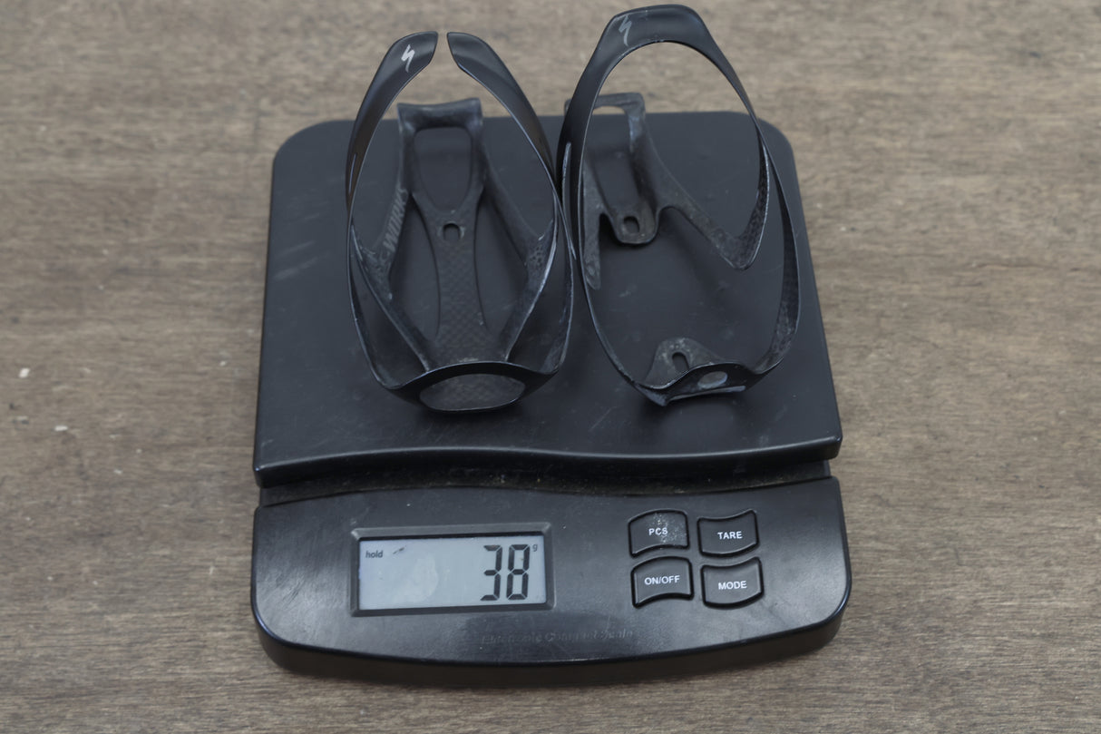 (2) Specialized S-WORKS Rib Cage II/III Carbon Water Bottle Cages 38g