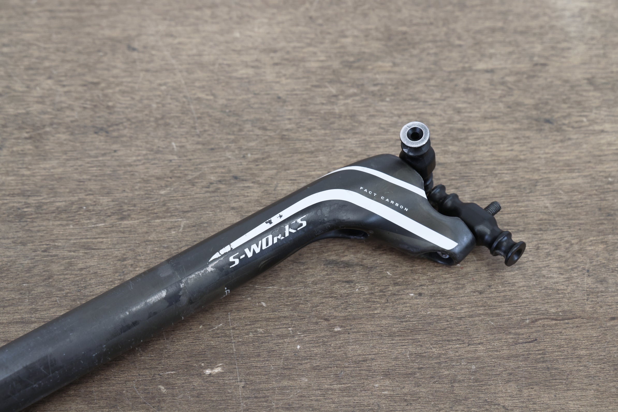 パーツ yutarobike1123 S-Works Factcarbon 27.2mm Specialized S-WORKS FACT Carbon Setback Road Seatpost
