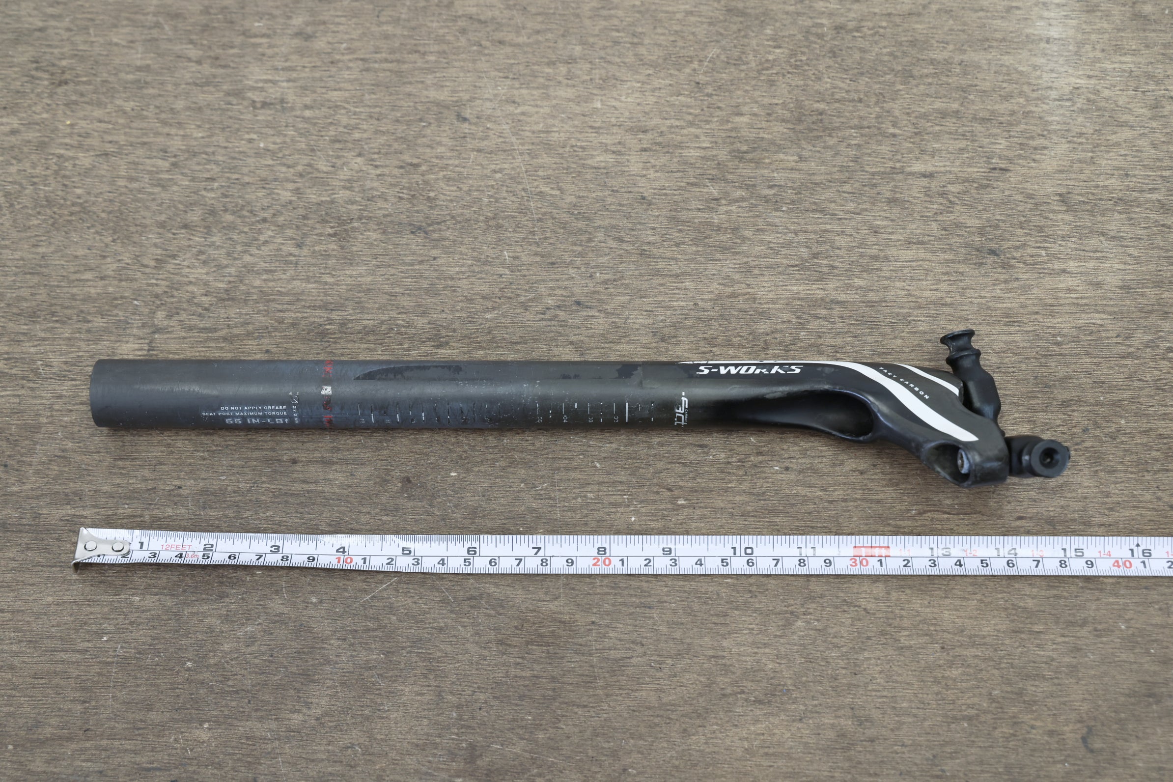 27.2mm Specialized S-WORKS FACT Carbon Setback Road Seatpost