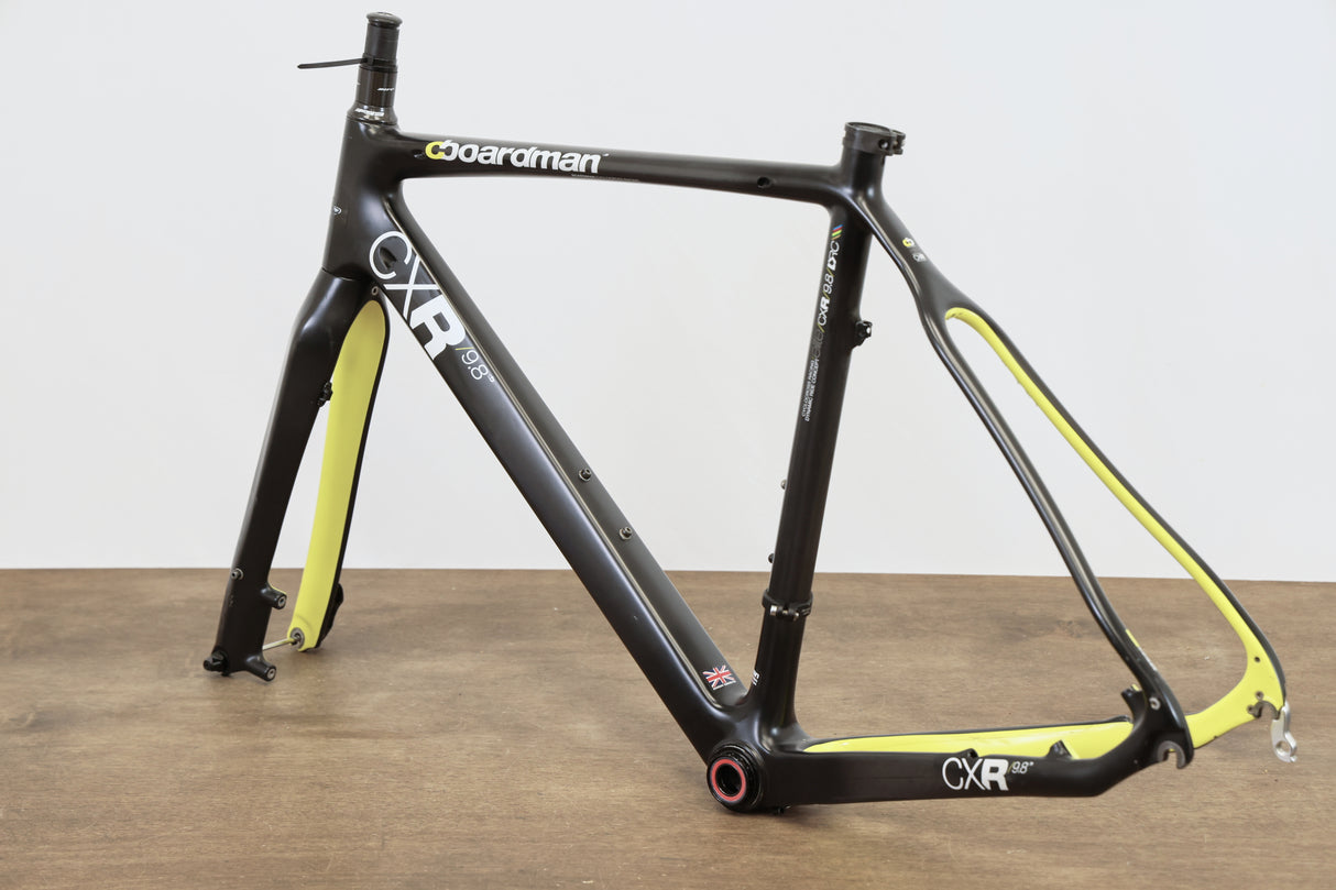 56cm Boardman CXR 9.8 Carbon Disc Brake Road Frameset