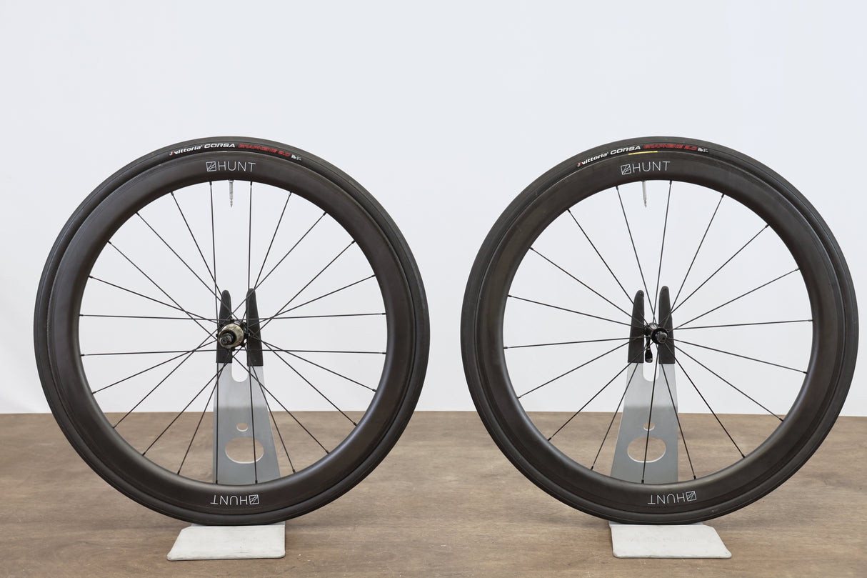 Hunt 50 Carbon Tubeless Clincher Rim Brake Wheelset Shimano/SRAM 11 Speed