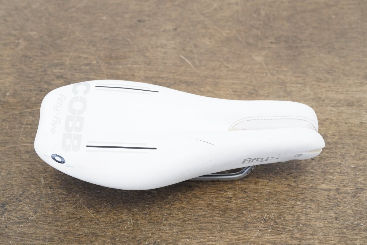 130mm Cobb Fifty-Five Cr-Mo Rail TT Triathalon Saddle 323g