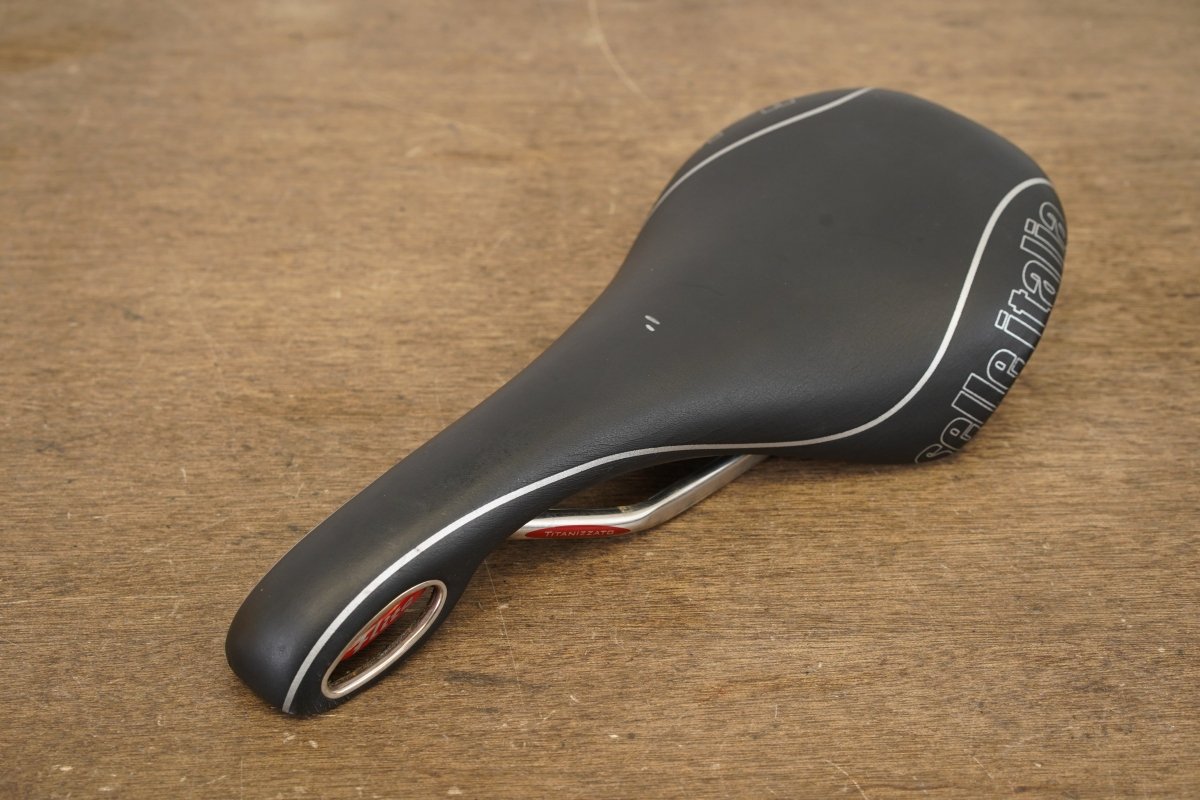 130mm Selle Italia Flite Titanium Rail Road Saddle 188g