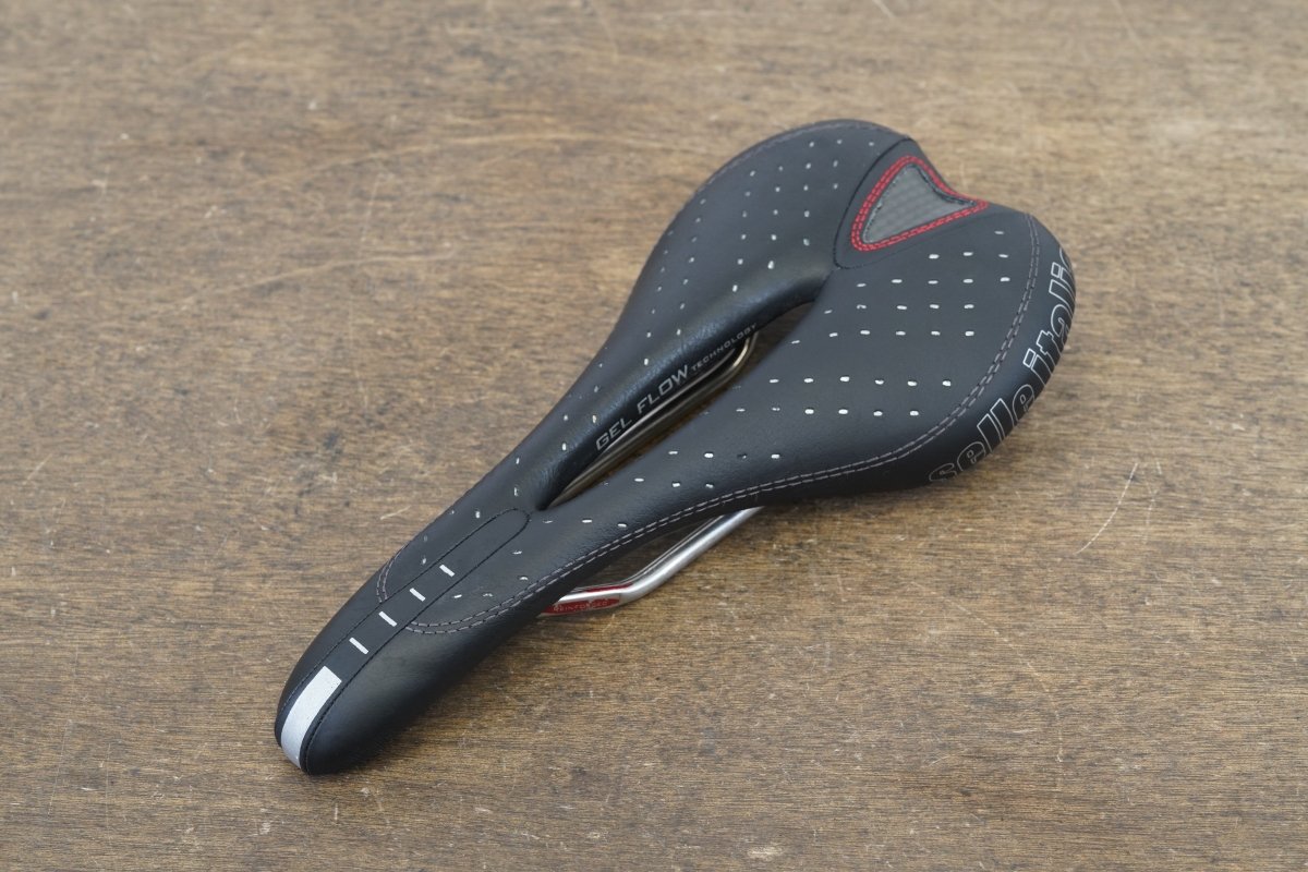 130mm Selle Italia Max SLR Gel Flow Vanox Rail Road Saddle 227g