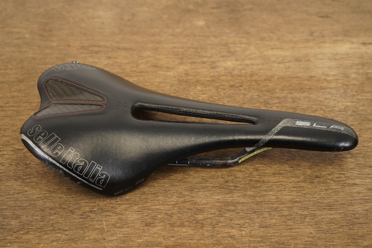 130mm Selle Italia SLR Carbon Rail Road Saddle 124g