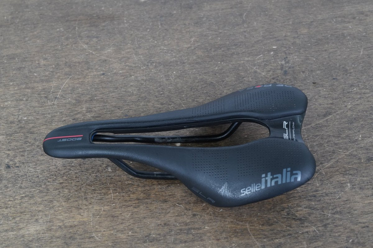 130mm Selle Italia SLR Superflow Boost Manganese Rail Road Saddle 208g 181g