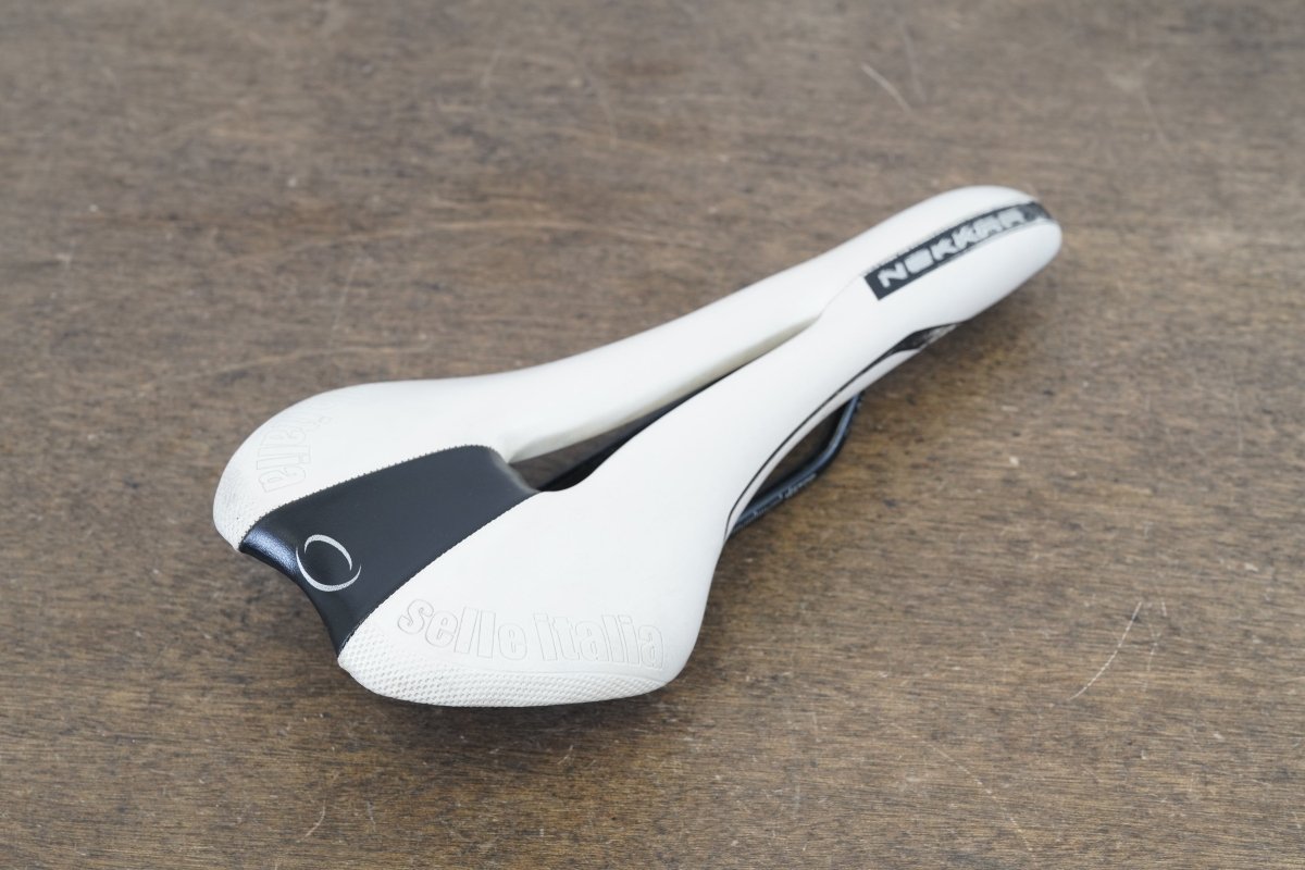 131mm Selle Italia Nekkar FeC Alloy Rail Road Saddle 272g
