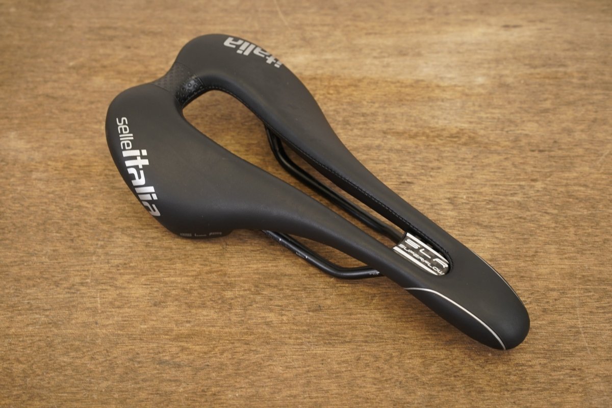 132mm Selle Italia SLR Superflow Boost Manganese Rail Road Saddle 208g