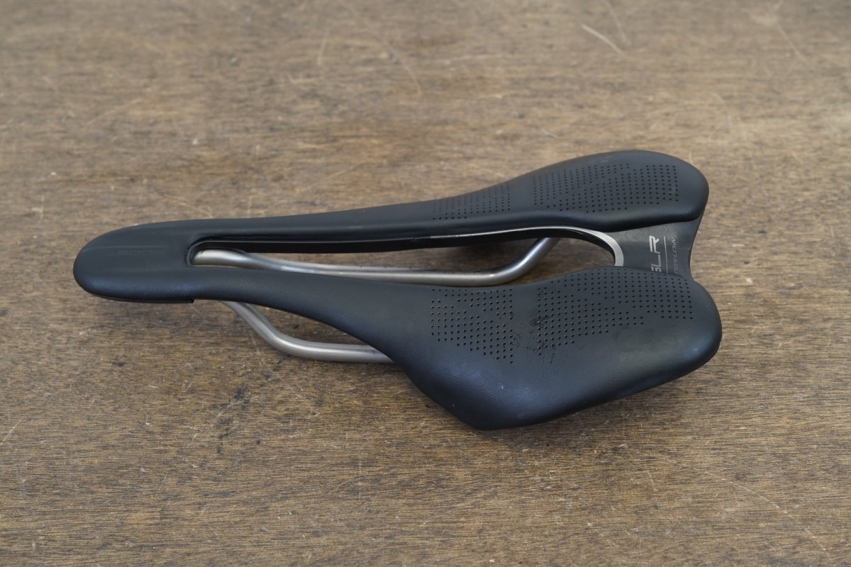 132mm Selle Italia SLR Superflow Boost Titanium Rail Road Saddle 164g