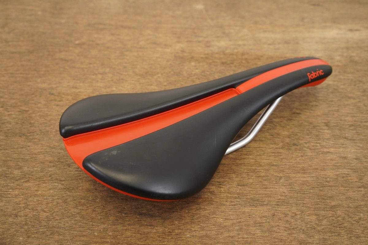 132mm (Shallow) Fabric Line Sport Steel Rail Road Saddle 244g