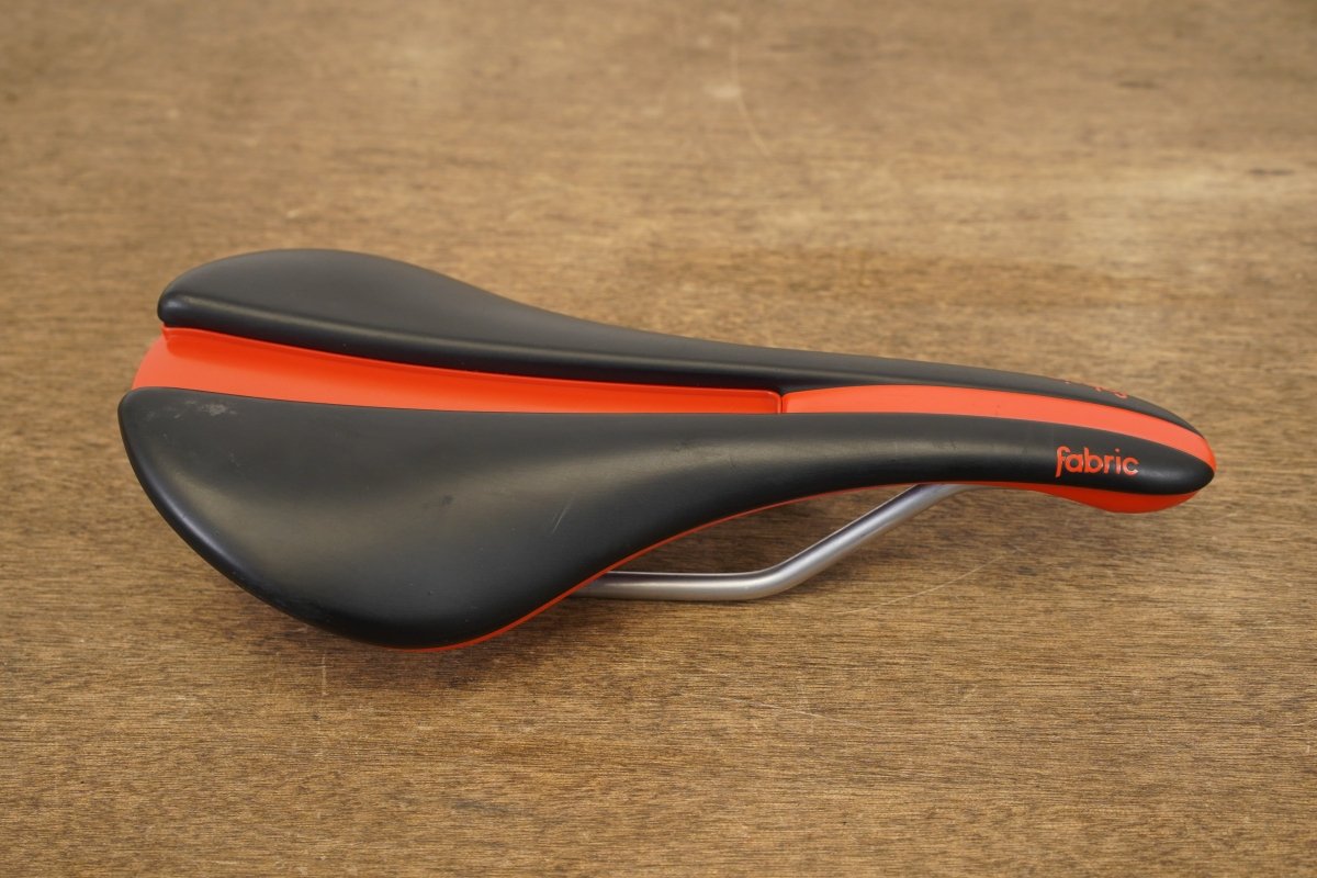 132mm (Shallow) Fabric Line Sport Steel Rail Road Saddle 244g