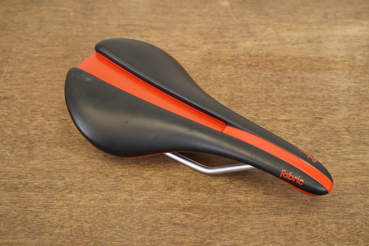 132mm (Shallow) Fabric Line Sport Steel Rail Road Saddle 244g