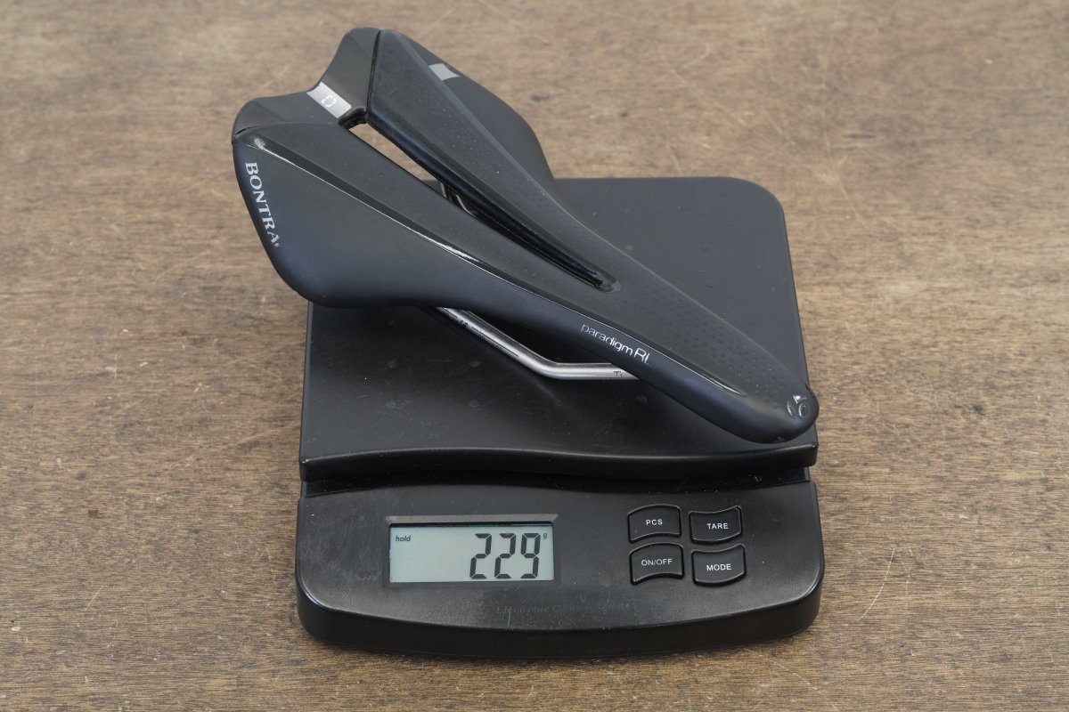 138mm Bontrager Paradigm RL Titanium Rail Road Saddle 229g
