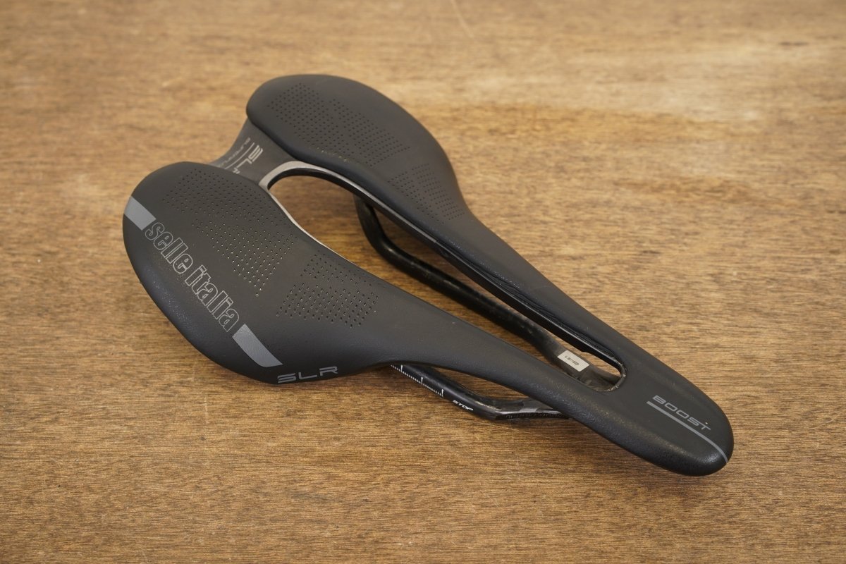 142mm Selle Italia SLR Superflow Boost Carbon Rail Road Saddle 132g