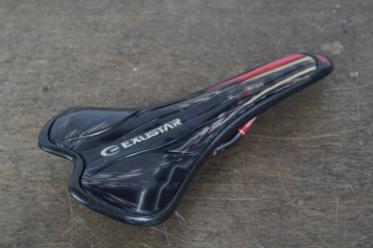 143mm Exustar Tiger Shark Carbon Road Saddle 196g