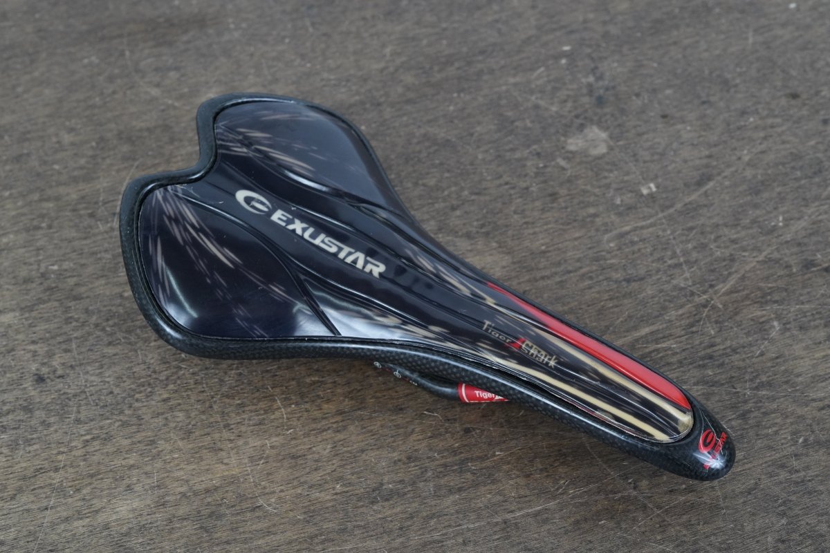 143mm Exustar Tiger Shark Carbon Road Saddle 196g