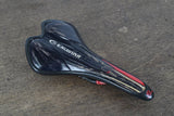 143mm Exustar Tiger Shark Carbon Road Saddle 196g