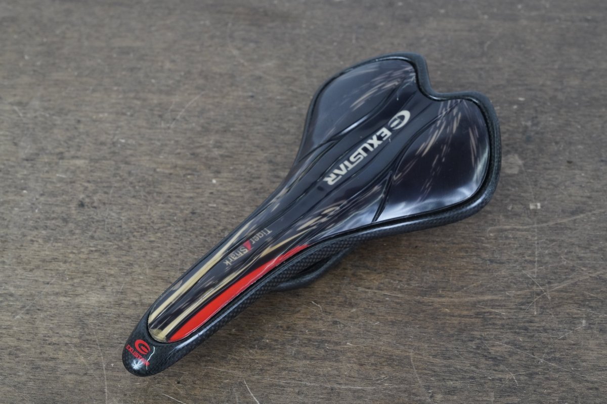 143mm Exustar Tiger Shark Carbon Road Saddle 196g