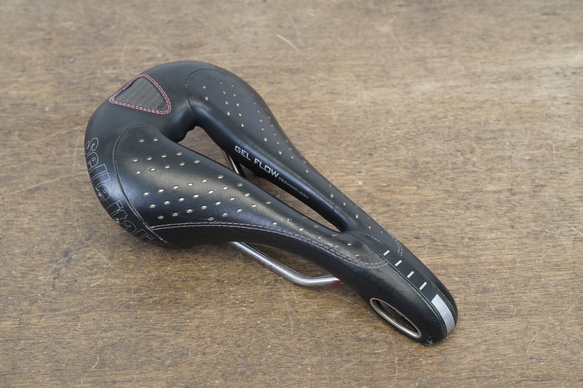 143mm Selle Italia Max Gel Flow Vanox Rail Road Saddle 318g