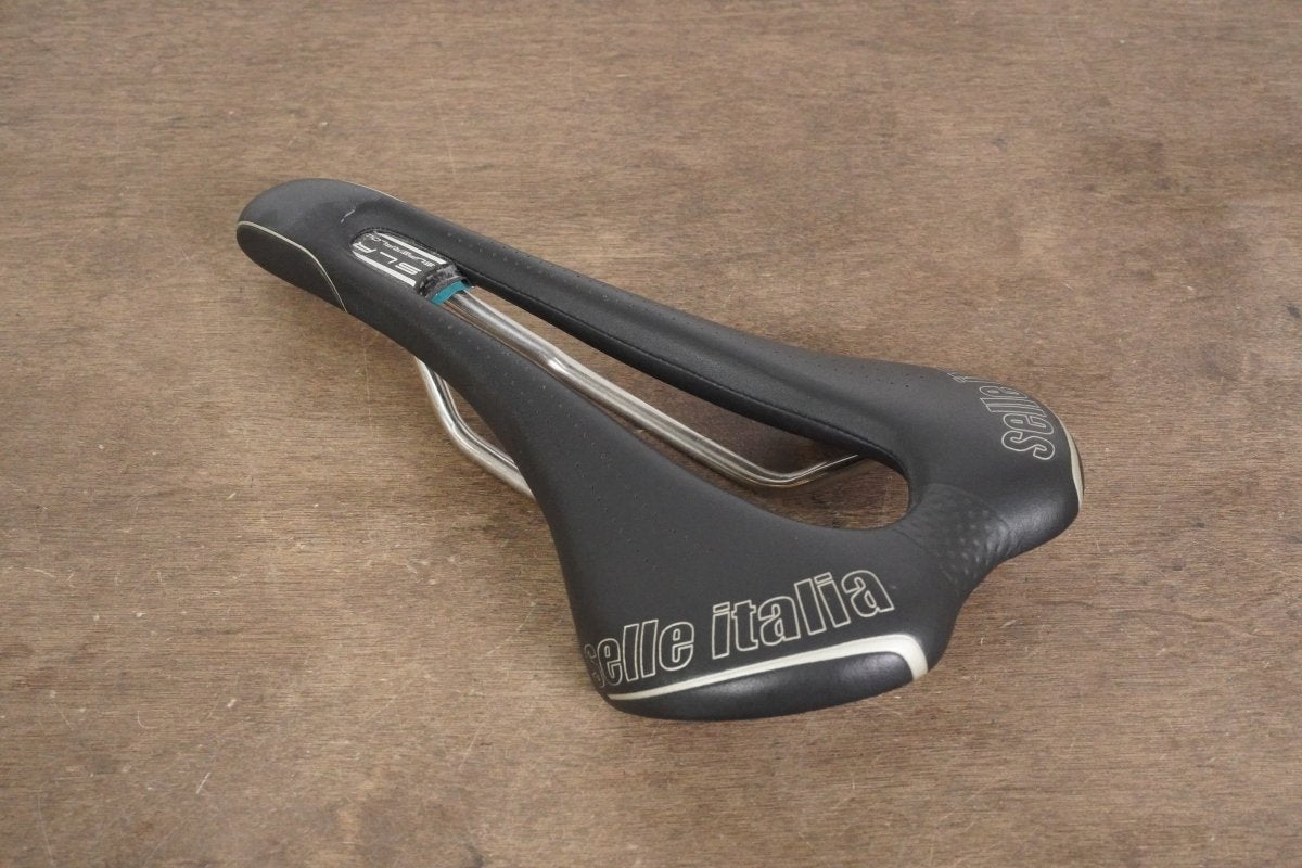 143mm Selle Italia SLR Superflow Titanium 316 Rail Road Saddle 183g