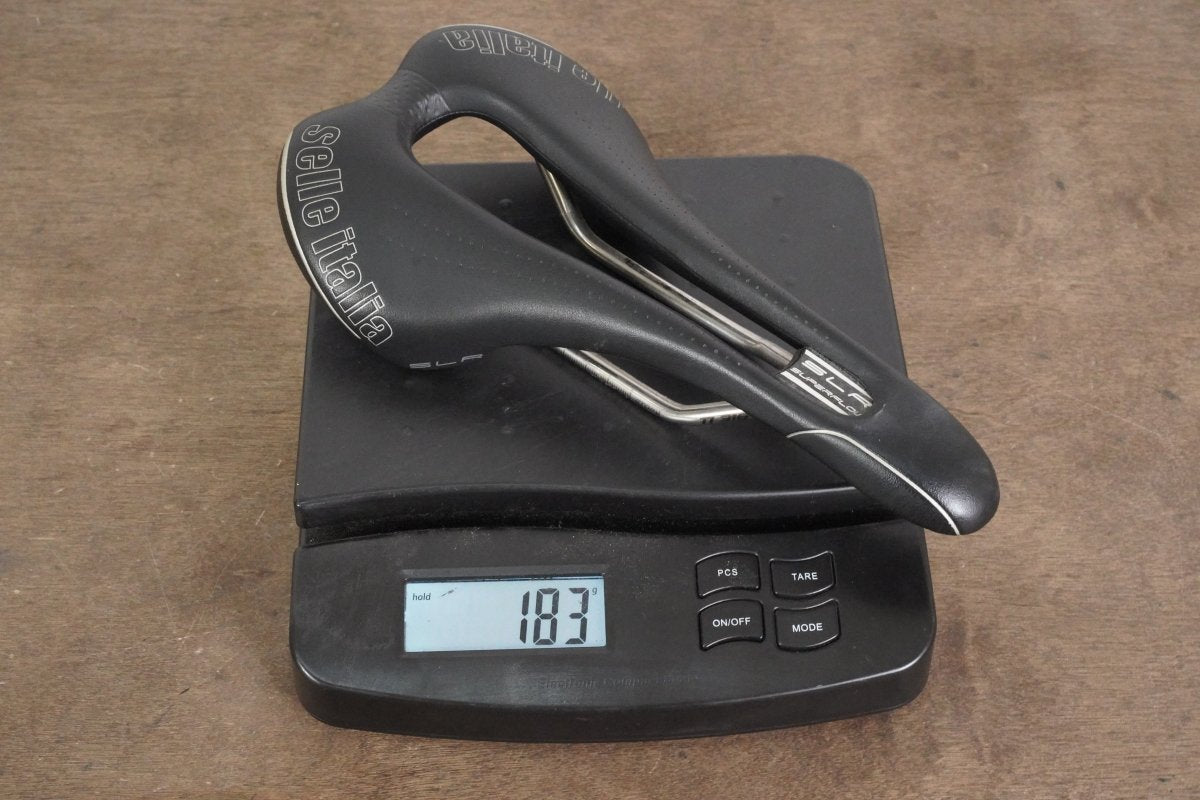 143mm Selle Italia SLR Superflow Titanium 316 Rail Road Saddle 183g