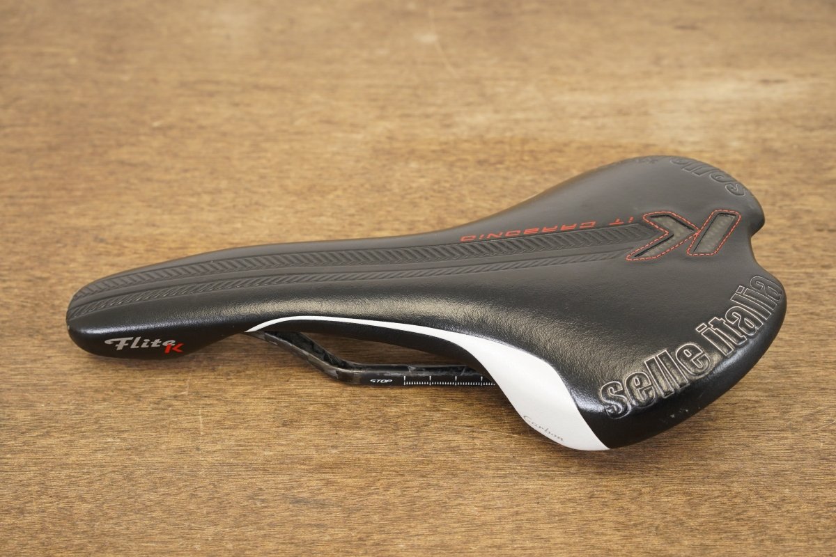 145mm Selle Italia Flite K Kit Carbonio Carbon Rail Road Saddle 176g