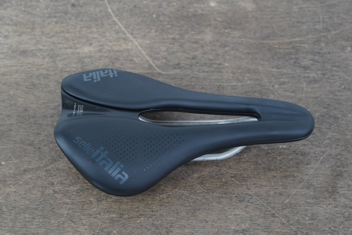 145mm Selle Italia Novus Evo Boost Ti316 Superflow Road Bike Saddle 252g