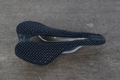 145mm Selle Italia SLR 3D Superflow Boost Titanium Rail Road Saddle 212g